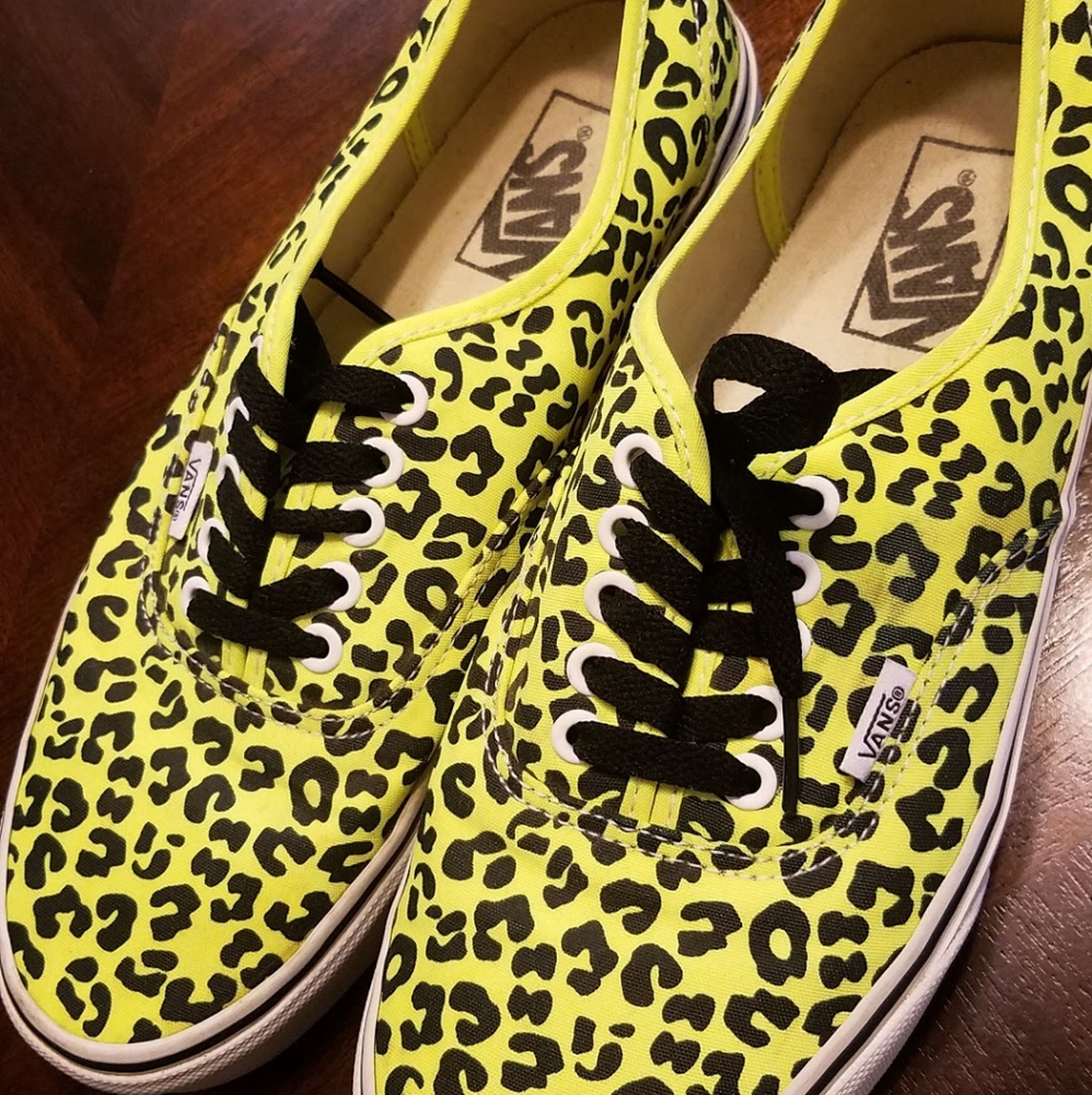 Vans cheetah shoes